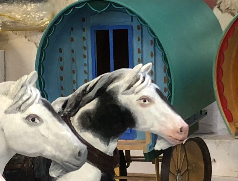 Irish travellers - Chevaux petits attelages